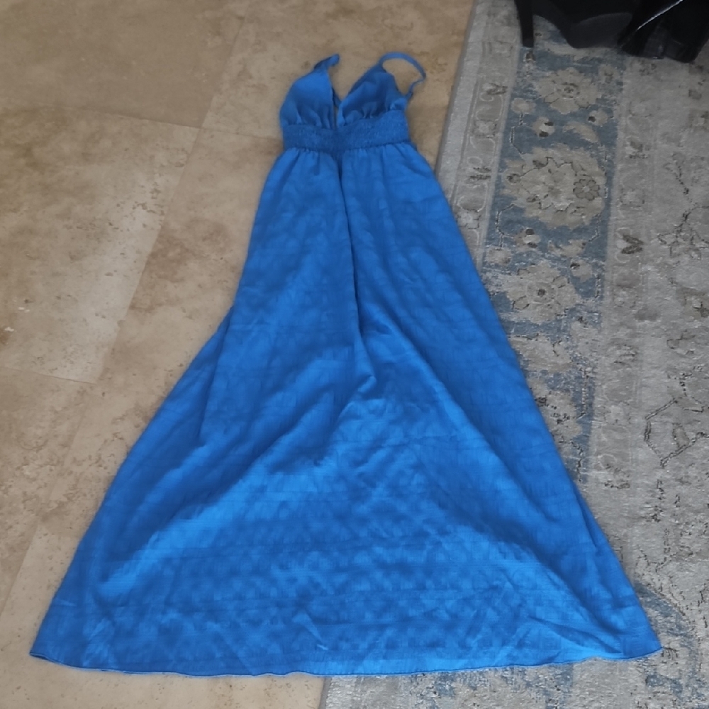 SHEIN Vibrant Blue Dress
